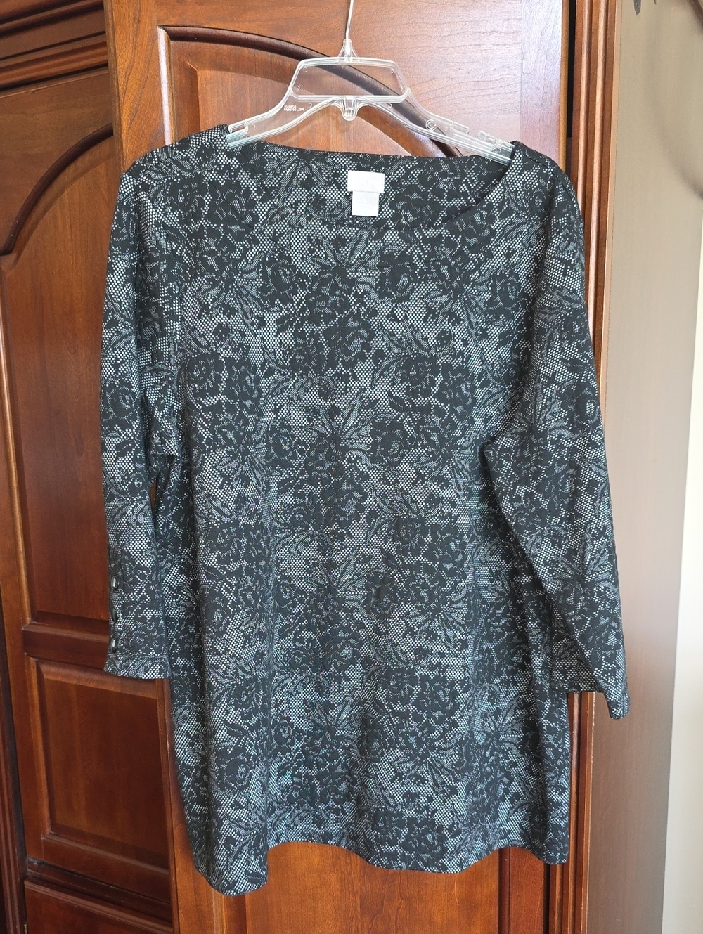 Chico's Floral Lace Pattern Tunic 3